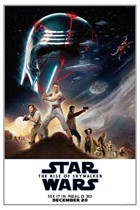 Star Wars The Rise of Skywalker (2019) 16 AFİŞ - POSTER ( FOLYO ) - AFİŞ - POSTER-6194