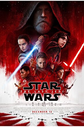 Star Wars The Last Jedi (2017) 9 AFİŞ - POSTER ( FOLYO ) - AFİŞ - POSTER-6154