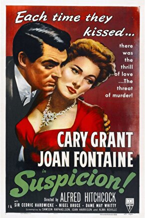 Suspicion (1941) 1 AFİŞ - POSTER ( FOLYO ) - AFİŞ - POSTER-6309