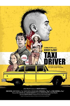 Taxi Driver (1976) 1 AFİŞ - POSTER ( FOLYO ) - AFİŞ - POSTER-6376