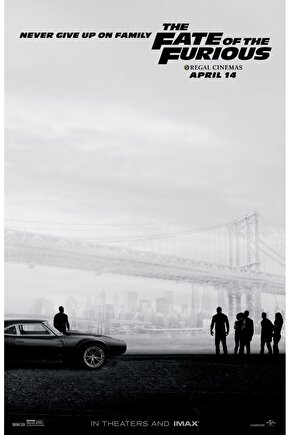 The Fate of the Furious (2017) 3 AFİŞ - POSTER ( FOLYO ) - AFİŞ - POSTER-6924