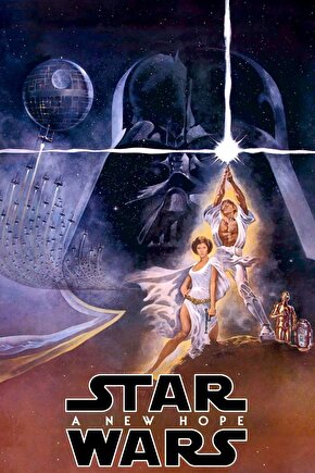 Star Wars (1977) 0006 AFİŞ - POSTER ( FOLYO ) - AFİŞ - POSTER-6080