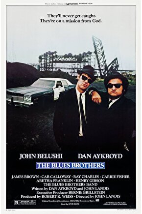 The Blues Brothers (1980) 3 AFİŞ - POSTER ( FOLYO ) - AFİŞ - POSTER-6620