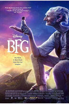 The BFG (2016) AFİŞ - POSTER ( FOLYO ) - AFİŞ - POSTER-6593