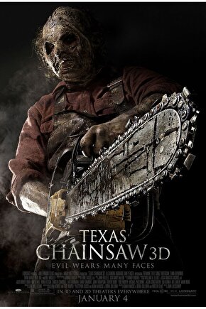 Texas Chainsaw 3D (2013) 3 AFİŞ - POSTER ( FOLYO ) - AFİŞ - POSTER-6469