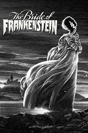 The Bride of Frankenstein (1935) 1 AFİŞ - POSTER ( FOLYO ) - AFİŞ - POSTER-6658