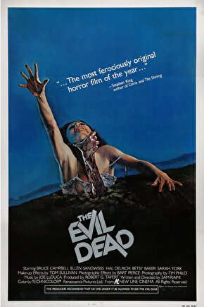 The Evil Dead (1981) 2 AFİŞ - POSTER ( FOLYO ) - AFİŞ - POSTER-6838