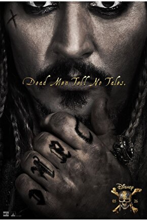 Pirates of the Caribbean Dead Men Tell No Tales (2017) 0003 ( FOLYO ) - AFİŞ - POSTER-5077