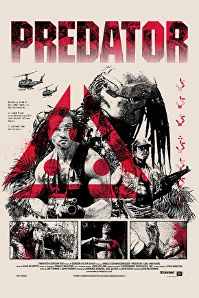 Predator (1987) 0003 AFİŞ - POSTER ( FOLYO ) - AFİŞ - POSTER-5178