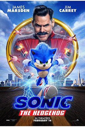 Sonic the Hedgehog (2020) 0003 AFİŞ - POSTER ( FOLYO ) - AFİŞ - POSTER-5829