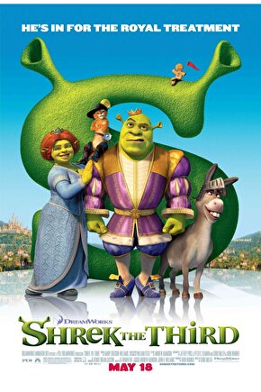 Shrek the Third (2007) 0001 AFİŞ - POSTER ( FOLYO ) - AFİŞ - POSTER-5738