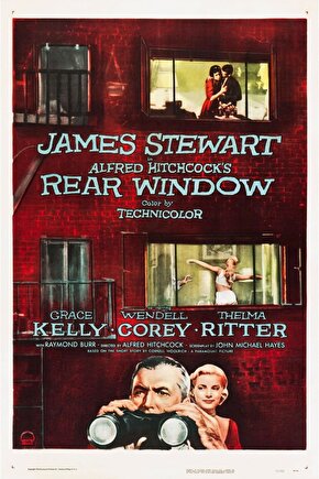 Rear Window (1954) AFİŞ - POSTER ( FOLYO ) - AFİŞ - POSTER-5342