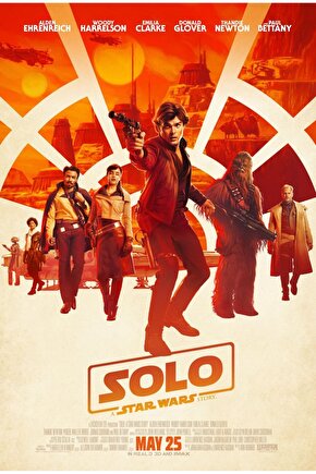 Solo A Star Wars Story (2018) 5 AFİŞ - POSTER ( FOLYO ) - AFİŞ - POSTER-5815