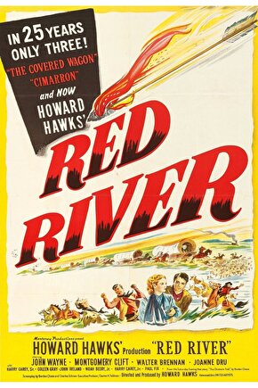 Red River (1948) 1 AFİŞ - POSTER ( FOLYO ) - AFİŞ - POSTER-5375