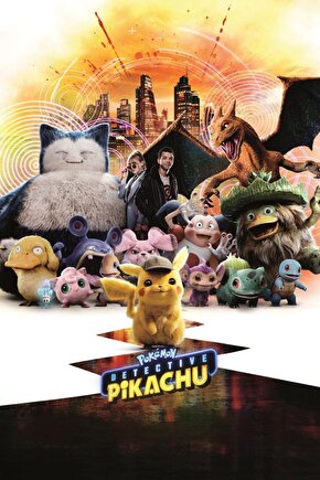 Pokemon Detective Pikachu (2019) 4 ( FOLYO ) - AFİŞ - POSTER-5134