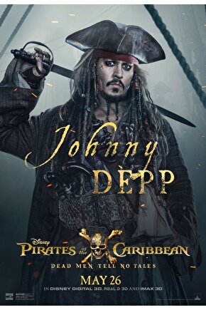 Pirates of the Caribbean Dead Men Tell No Tales (2017) 2 ( FOLYO ) - AFİŞ - POSTER-5076