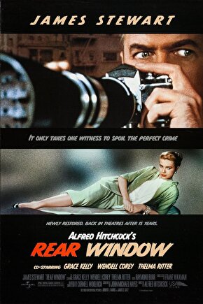 Rear Window (1954) 4 AFİŞ - POSTER ( FOLYO ) - AFİŞ - POSTER-5340