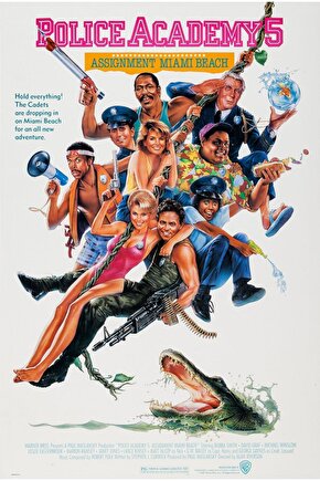 Police Academy 5 Assignment Miami Beach (1988) ( FOLYO ) - AFİŞ - POSTER-5150