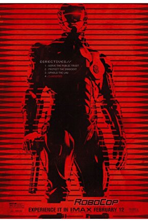 RoboCop (2014) 1 AFİŞ - POSTER ( FOLYO ) - AFİŞ - POSTER-5490