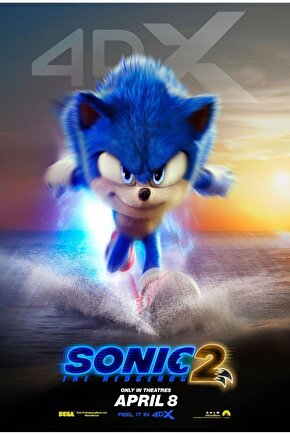 Sonic the Hedgehog 2 (2022) 0009 AFİŞ - POSTER ( FOLYO ) - AFİŞ - POSTER-5840