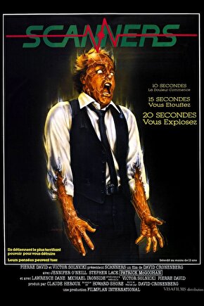 Scanners (1981) AFİŞ - POSTER ( FOLYO ) - AFİŞ - POSTER-5593