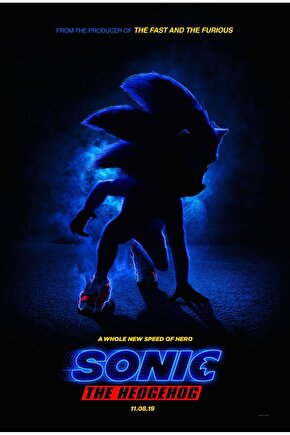 Sonic the Hedgehog (2020) 0005 AFİŞ - POSTER ( FOLYO ) - AFİŞ - POSTER-5831