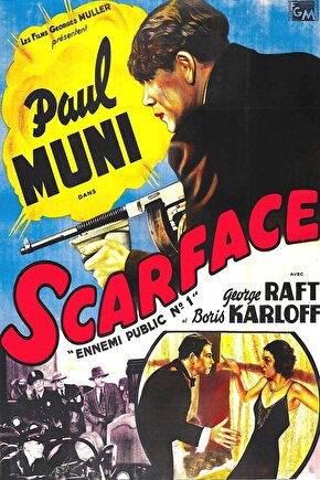 Scarface (1932) 1 AFİŞ - POSTER ( FOLYO ) - AFİŞ - POSTER-5594