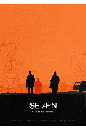 Seven - Se7en (1995) AFİŞ - POSTER ( FOLYO ) - AFİŞ - POSTER-5677