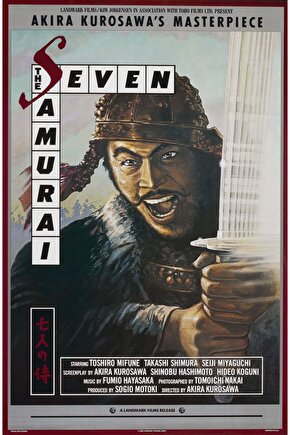 Seven Samurai (1954) AFİŞ - POSTER ( FOLYO ) - AFİŞ - POSTER-5682