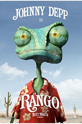 Rango (2011) 4 AFİŞ - POSTER ( FOLYO ) - AFİŞ - POSTER-5310