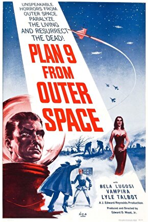 Plan 9 from Outer Space (1959) ( FOLYO ) - AFİŞ - POSTER-5096