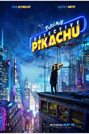 Pokemon Detective Pikachu (2019) 7 ( FOLYO ) - AFİŞ - POSTER-5136