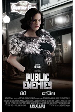 Public Enemies (2009) 1 AFİŞ - POSTER ( FOLYO ) - AFİŞ - POSTER-5221