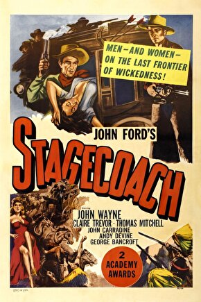 Stagecoach (1939) AFİŞ - POSTER ( FOLYO ) - AFİŞ - POSTER-6013