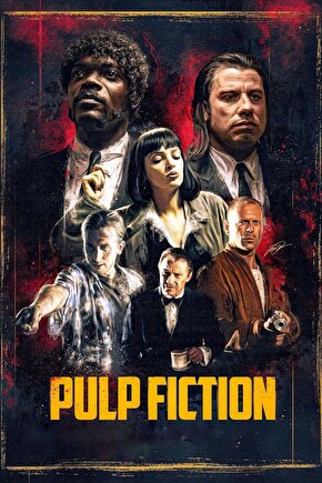 Pulp Fiction (1994) 0002 AFİŞ - POSTER ( FOLYO ) - AFİŞ - POSTER-5225