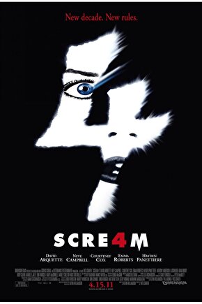 Scream 4 (2011) 2 AFİŞ - POSTER ( FOLYO ) - AFİŞ - POSTER-5649