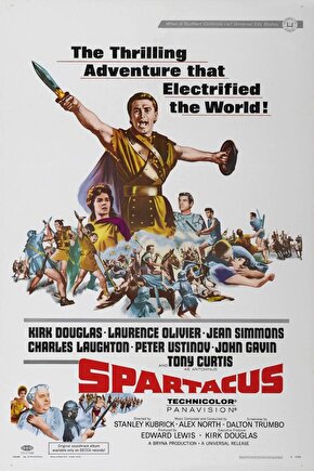 Spartacus (1960) 4 AFİŞ - POSTER ( FOLYO ) - AFİŞ - POSTER-5875