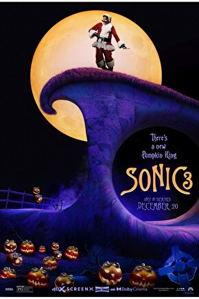 Sonic the Hedgehog 3 (2024) 0002 AFİŞ - POSTER ( FOLYO ) - AFİŞ - POSTER-5842