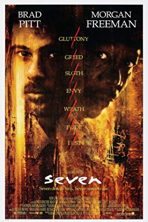 Seven - Se7en (1995) 2 AFİŞ - POSTER ( FOLYO ) - AFİŞ - POSTER-5675