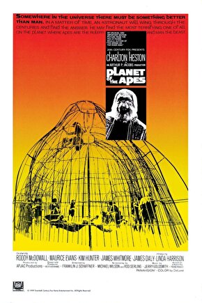 Planet of the Apes (1968) ( FOLYO ) - AFİŞ - POSTER-5101