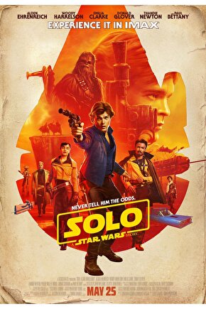 Solo A Star Wars Story (2018) 6 AFİŞ - POSTER ( FOLYO ) - AFİŞ - POSTER-5816