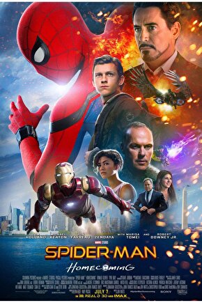 Spider-Man Homecoming (2017) 3 AFİŞ - POSTER ( FOLYO ) - AFİŞ - POSTER-5945