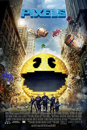 Pixels (2015) ( FOLYO ) - AFİŞ - POSTER-5094