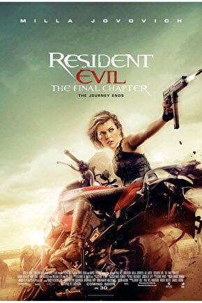 Resident Evil The Final Chapter (2017) 4 AFİŞ - POSTER ( FOLYO ) - AFİŞ - POSTER-5411