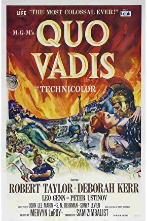 Quo Vadis (1951) AFİŞ - POSTER ( FOLYO ) - AFİŞ - POSTER-5257