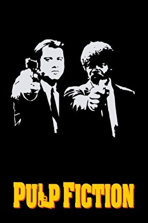 Pulp Fiction (1994) 7 AFİŞ - POSTER ( FOLYO ) - AFİŞ - POSTER-5232