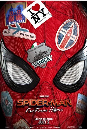 Spider-Man Far from Home (2019) 8 AFİŞ - POSTER ( FOLYO ) - AFİŞ - POSTER-5937