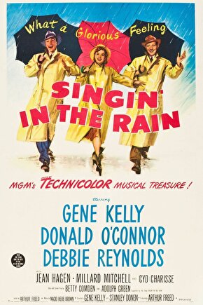 Singin in the Rain (1952) 2 AFİŞ - POSTER ( FOLYO ) - AFİŞ - POSTER-5759