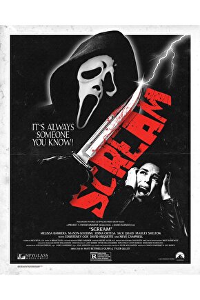 Scream (2022) 2 AFİŞ - POSTER ( FOLYO ) - AFİŞ - POSTER-5637