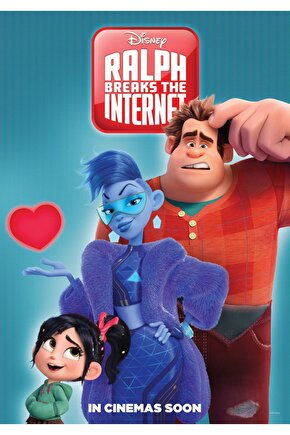 Ralph Breaks the Internet Wreck-It Ralph 2 (2018) 5 AFİŞ - POSTER ( FOLYO ) - AFİŞ - POSTER-5281